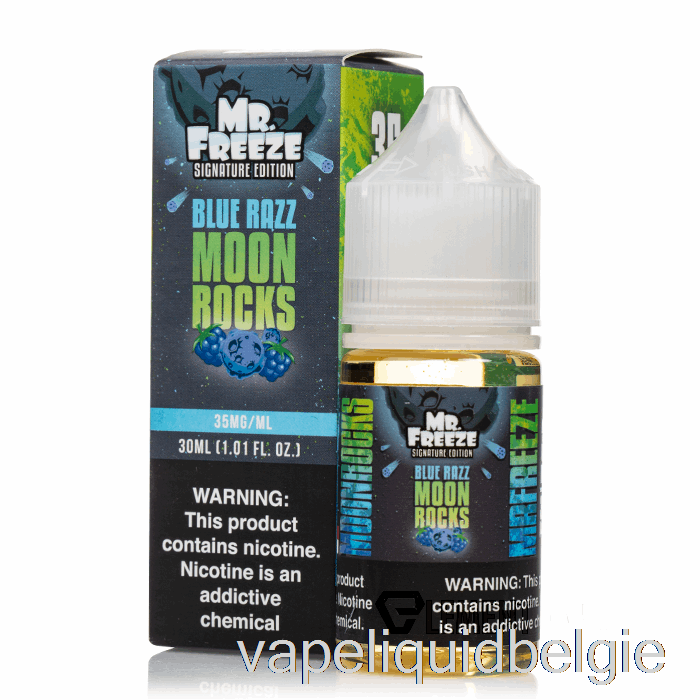 Vape Vloeibare Moonrocks - Blauwe Razz - Mr Vrieszouten - 30ml 35mg